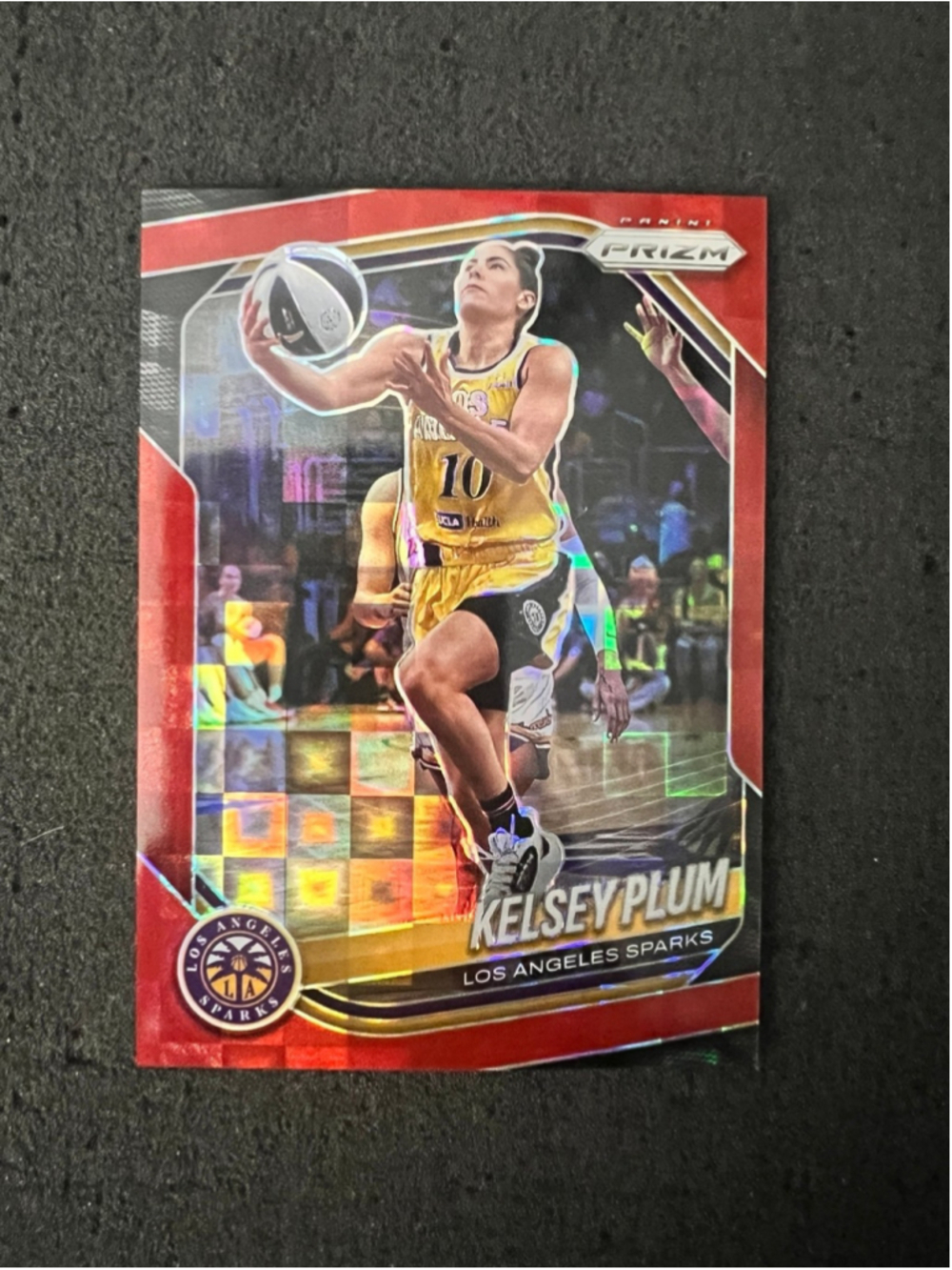 Kelsey Plum - 2025 Panini Prizm WNBA - Red Pandora 018/199